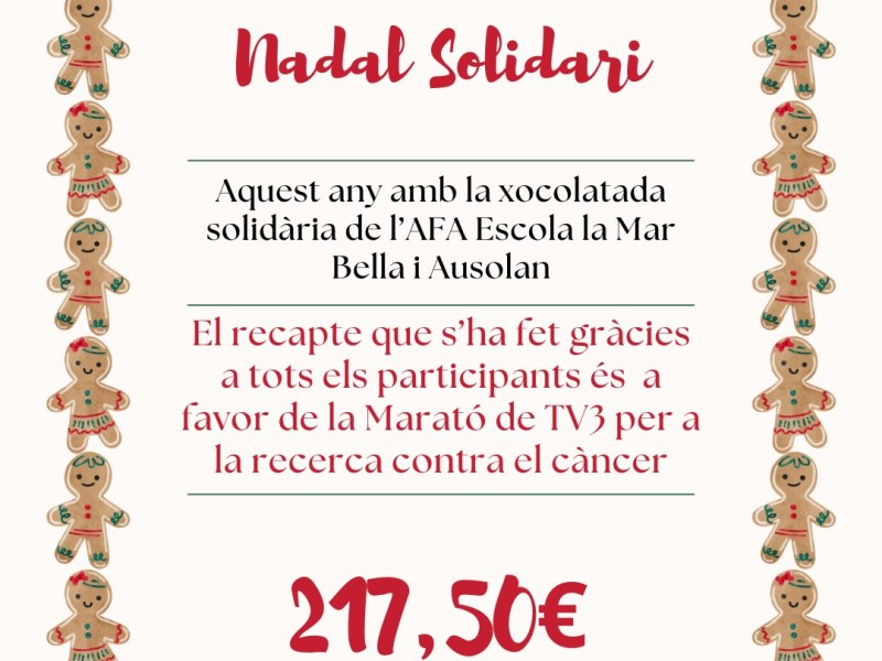 Nadal Solidari a l’Escola La Mar&nbsp;Bella