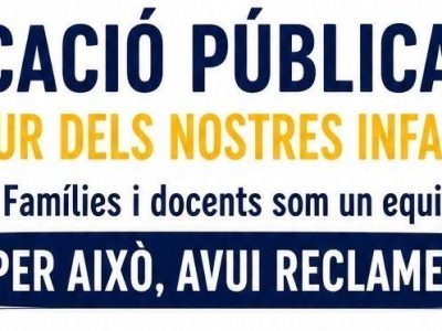 L’educació pública és el futur dels nostres&nbsp;infants
